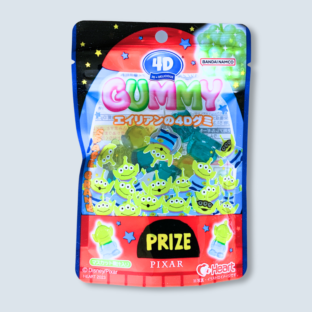 [Cœur] Alien de Toy Story 4D Gummy Pack - Cidre et muscat