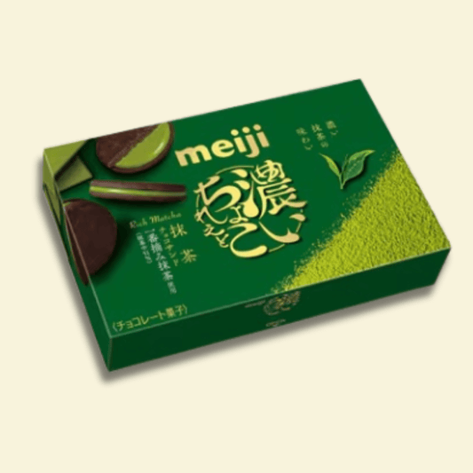 Meiji Rich Matcha Biscuits